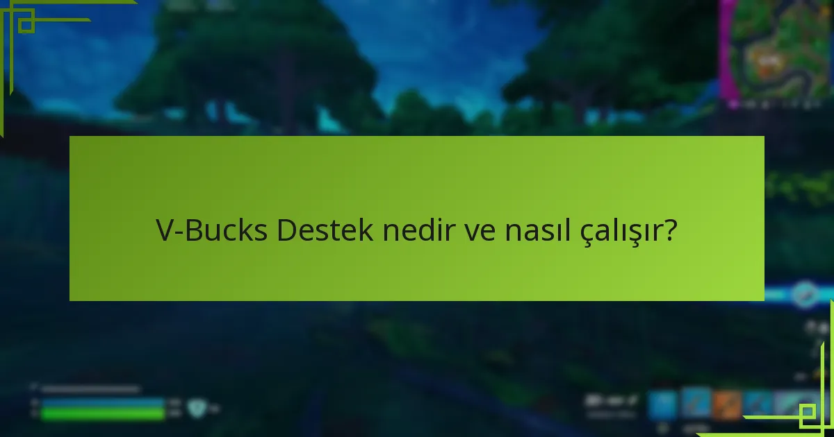 V-Bucks desteği için çevrimiçi kaynakları nerede bulabilirim?